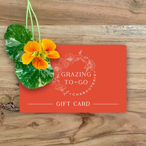e-Gift card for gifting charcuterie boxes, boards, cups.